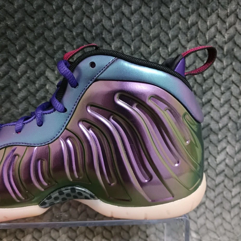 Nike Little Posite One GS Iridescent Purple Youth Basketball Shoes Size 6.5Y